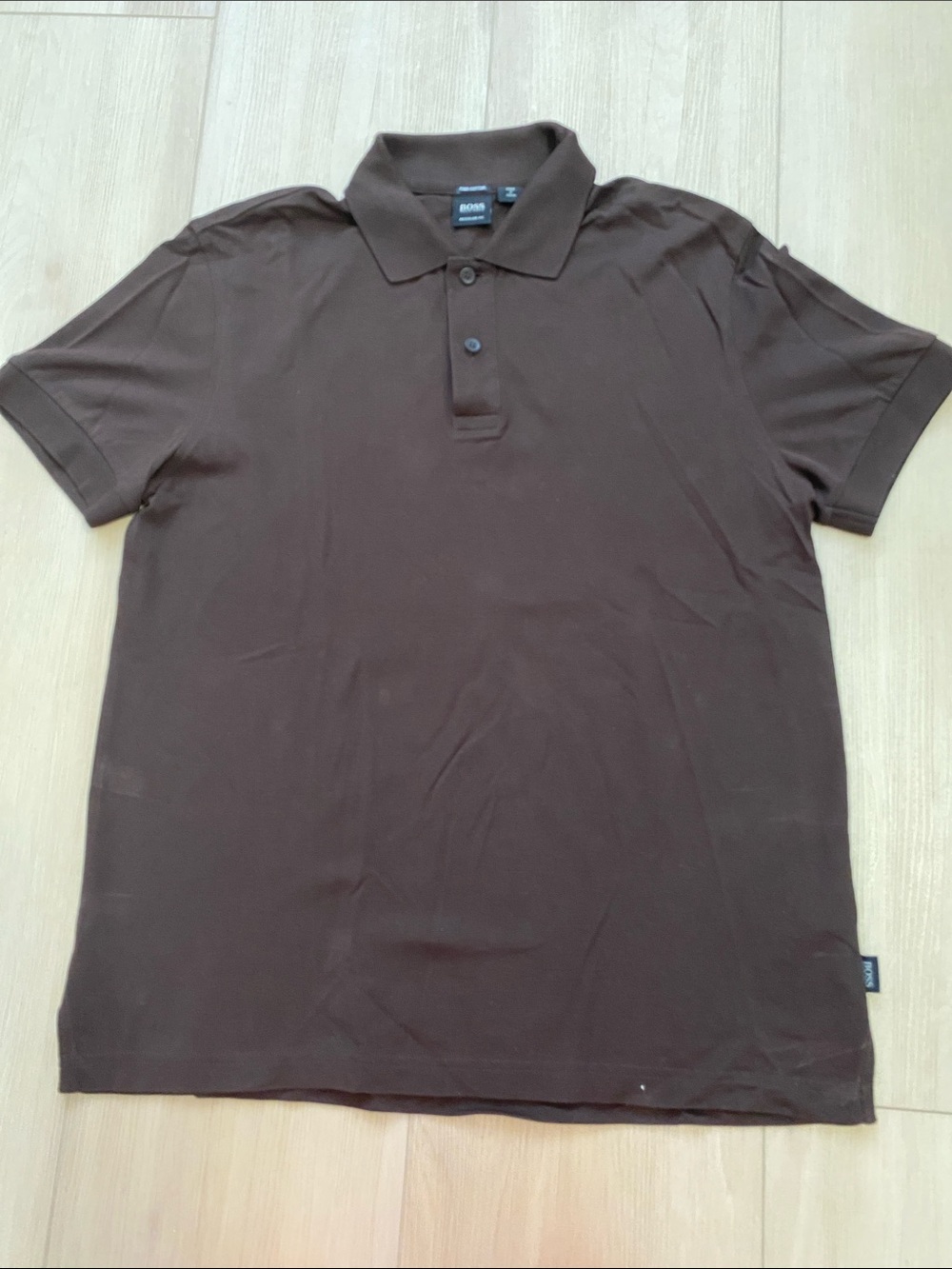 BOSS Men's Dark Brown Polo Shirt